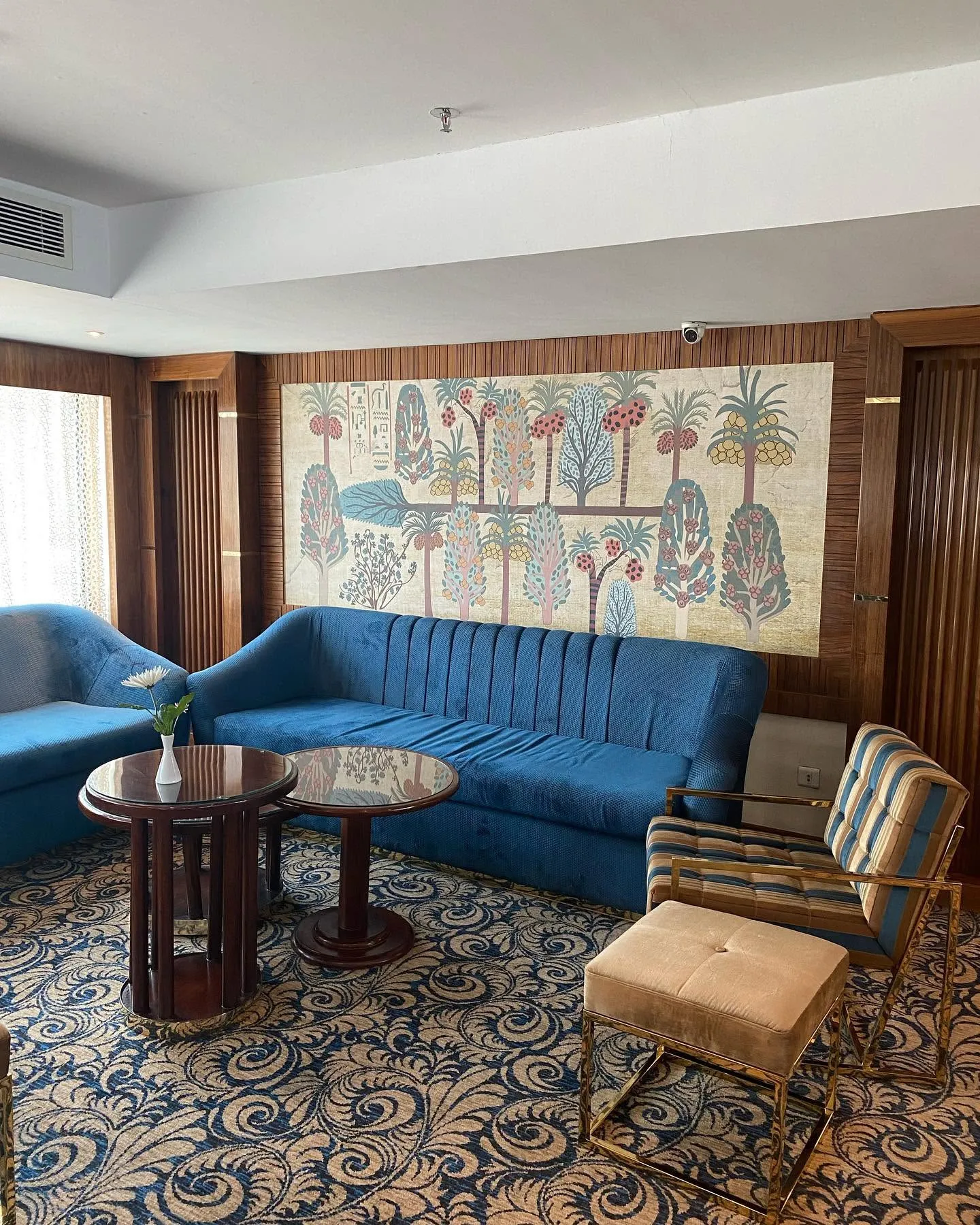 Lounge aboard the Radamis I Nile Cruise Nile cruise